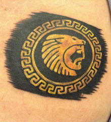 татуировка знак Спарты