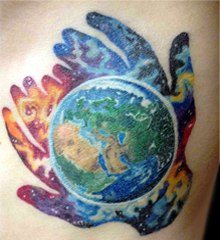 татуировка вселенная